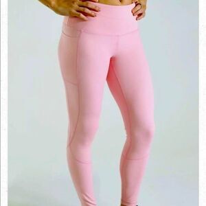 Feed me fight me pale pink leggings athletic apparel workout gear rare limited